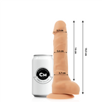COCK MILLER - DILDO REALISTISK SILIKONE MED TYDHED, ARTIKULERBAR OG FLESKE 19,5 CM