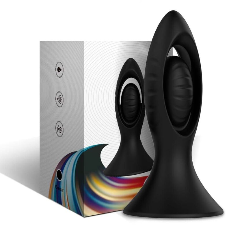 ARMONY - VIBRATOR & ANALPLUG SILIKONE SORT