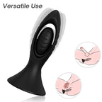 ARMONY - VIBRATOR & ANALPLUG SILIKONE SORT