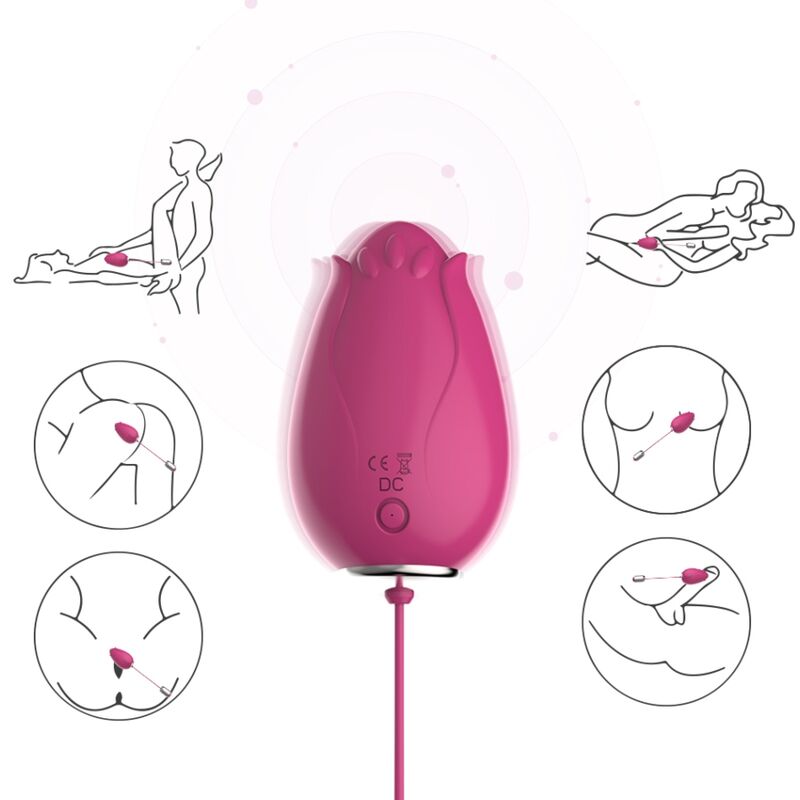 ARMONY - MANDALA ÆG VIBRATOR G-SPOT FJERNBETJENING FUCHSIA