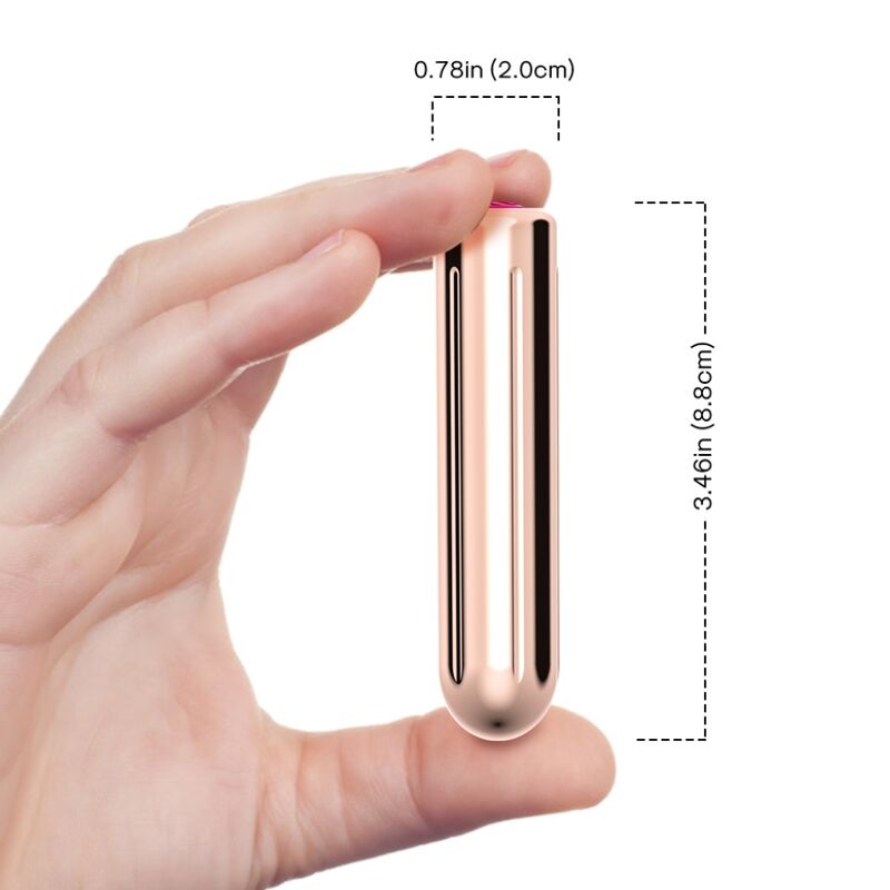 ARMONY - VIBRATORKUGLE MED SPRINGHOVED GYLDEN 2 CM X 8,8 CM