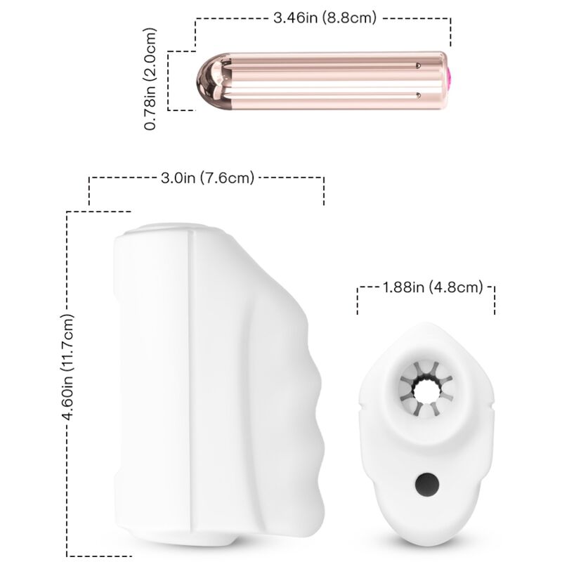 ARMONY - MASTER MATURBATOR & VIBRATOR HVID