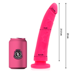 DELTA CLUB - LEGETØJ PINK DILDO MEDICINSK SILIKONE 23 CM -O- 4,5 CM
