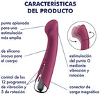 SATISFYER - SPINNING G-SPORT 1 ROTATOR VIBRATOR RØD