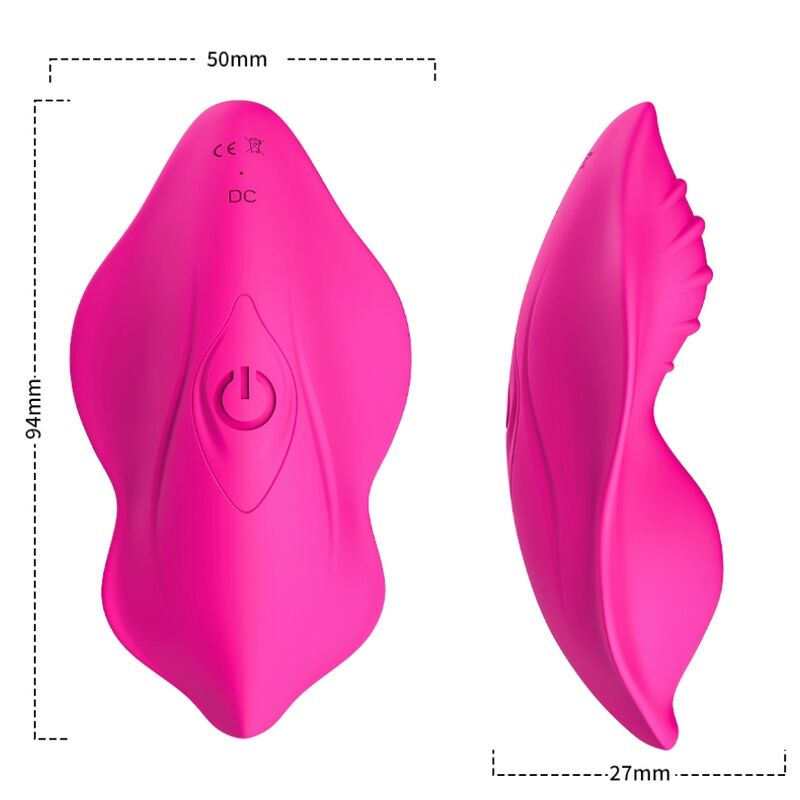 ARMONY - WHISPER TRUSSER MED VIBRATOR MED FJERNBETJENING I FUCHSIA