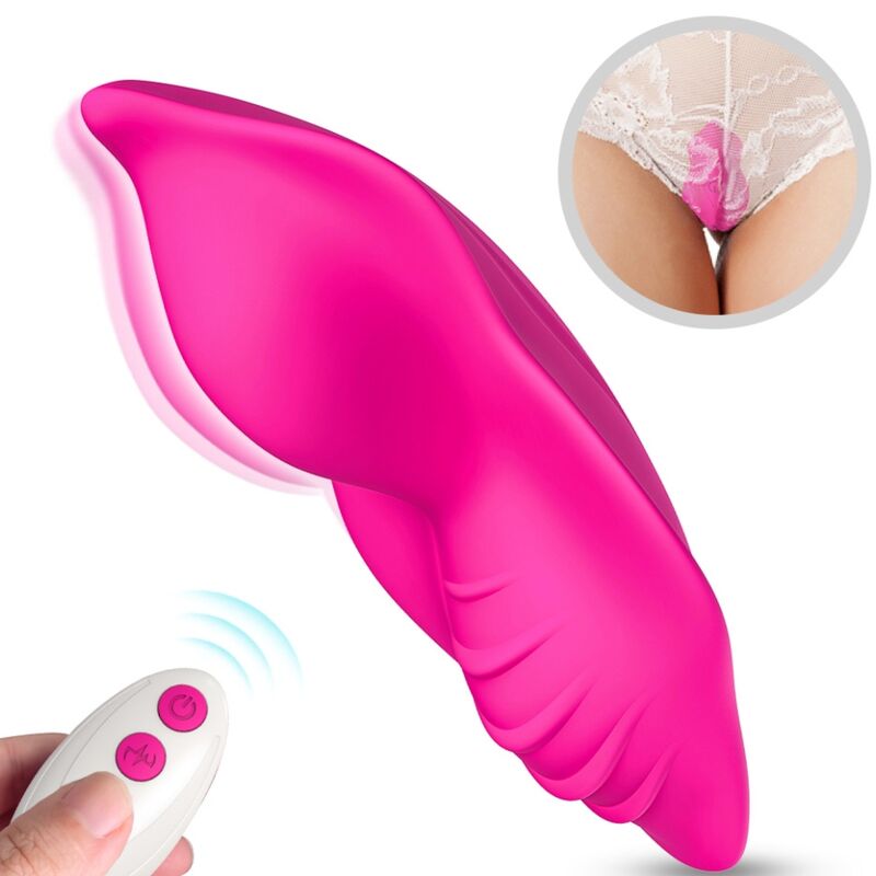 ARMONY - WHISPER TRUSSER MED VIBRATOR MED FJERNBETJENING I FUCHSIA