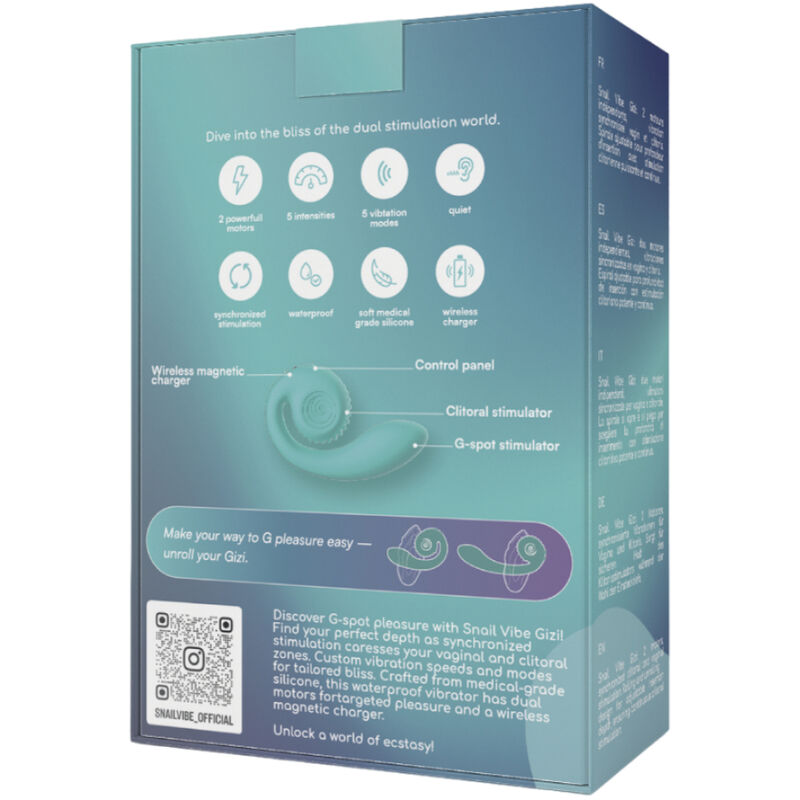 SNAIL VIBE - GIZI DOBBELT STIMULATOR TIFFANY