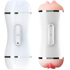 ARMONY - DOBBELT VAGINA & MUNDVIBRATOR MASTURBATOR HVID