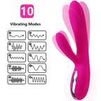 ARMONY - FLEKSIBEL VIBRATOR & STIMULATOR MED FUCHSIA VARMEFFEKT