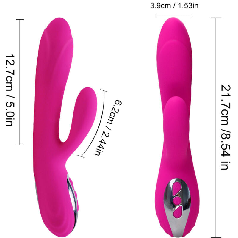 ARMONY - FLEKSIBEL VIBRATOR & STIMULATOR MED FUCHSIA VARMEFFEKT