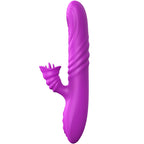 ARMONY - ANGELIA MULTIFUNKTIONSVIBRATOR MED STIMULERENDE TUNGE VIOLET VARMEFFEKT