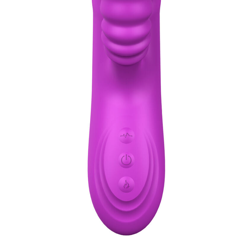 ARMONY - ANGELIA MULTIFUNKTIONSVIBRATOR MED STIMULERENDE TUNGE VIOLET VARMEFFEKT