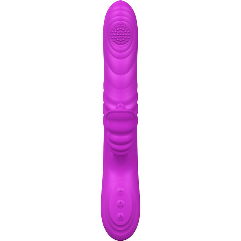 ARMONY - ANGELIA MULTIFUNKTIONSVIBRATOR MED STIMULERENDE TUNGE VIOLET VARMEFFEKT