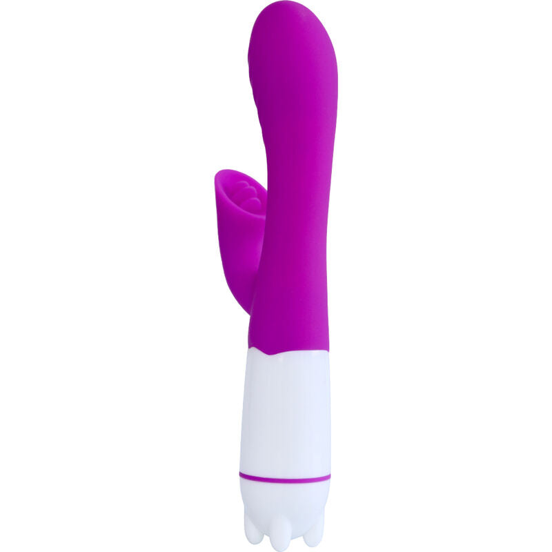 ARMONY - HAPPY VIBRATOR & STIMULATOR MED VIOLET GENOPLADELIG TUNGE