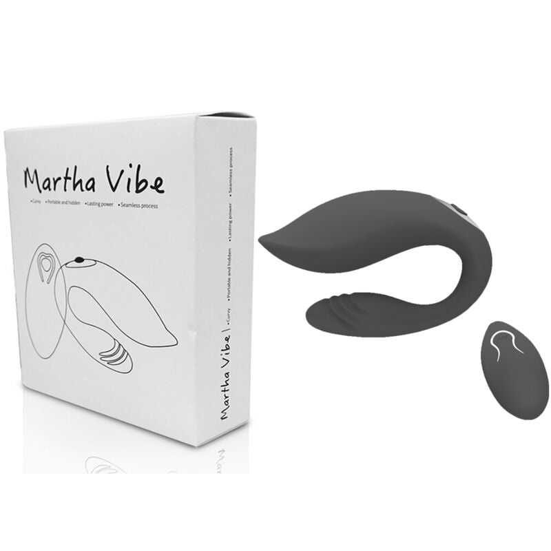 ARMONY - MARTHA VIBRATOR TIL PAR SORT FJERNBETJENING