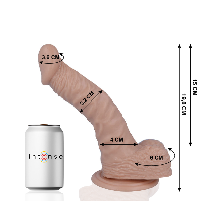 MR INTENSE - 18 REALISTISK PIK 19,8 CM -O- 3,2 CM