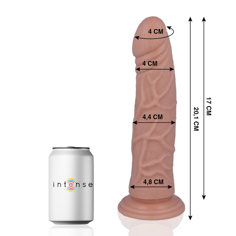 MR INTENSE - 22 REALISTISK PIK 20,1 CM -O- 4,4 CM