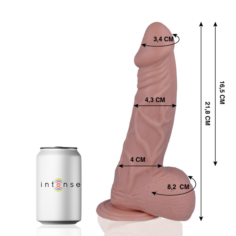 MR INTENSE - 25 REALISTISK PIK 21,8 CM -O- 4,3 CM