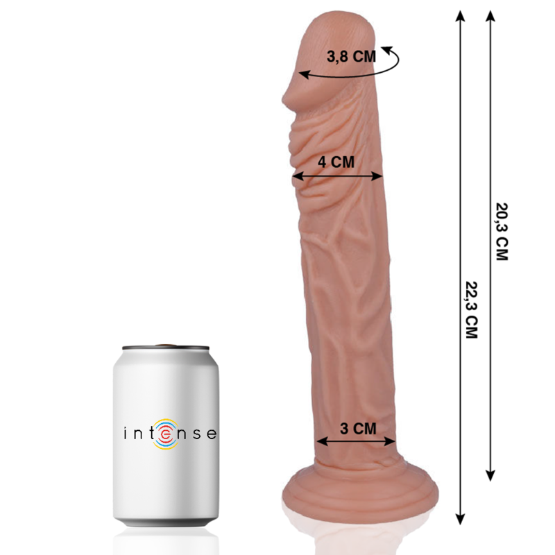 MR INTENSE - 27 REALISTISK PIK 22,3 CM -O- 4 CM