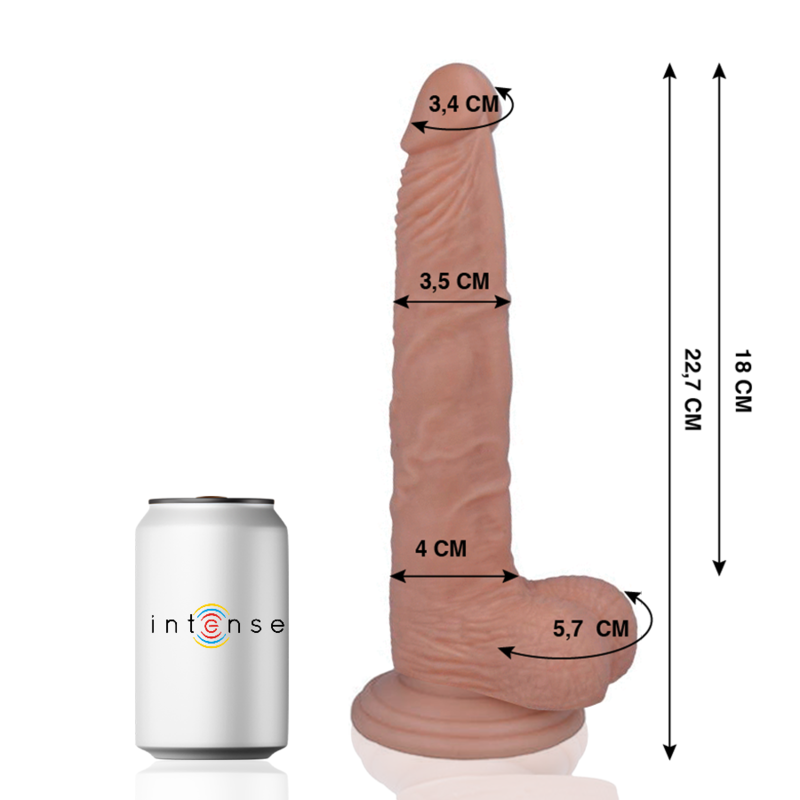 MR INTENSE - 29 REALISTISK PIK 22,7 CM -O- 3,5 CM