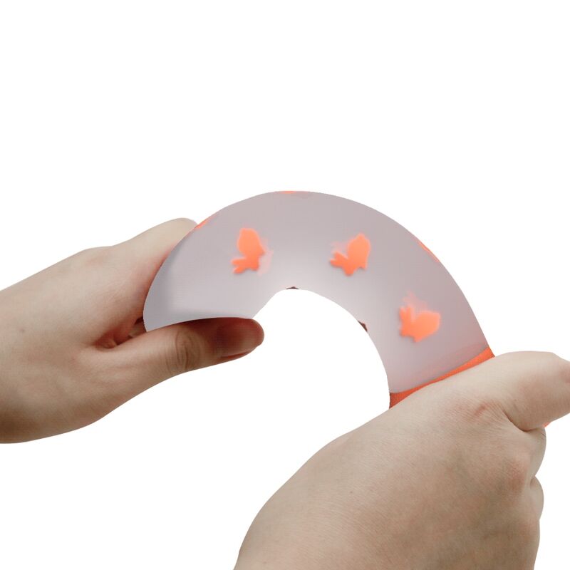 PRETTY LOVE - MAGISK NIGHTFALL-DILDO UDEN VIBRATION LYSENDE ORANGE