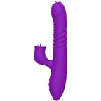 ARMONY - FULDSTÆNDIGT G-PUNKT KANINVIBRATOR MED STIMULERENDE TUNGE VIOLET VARMEFFEKT