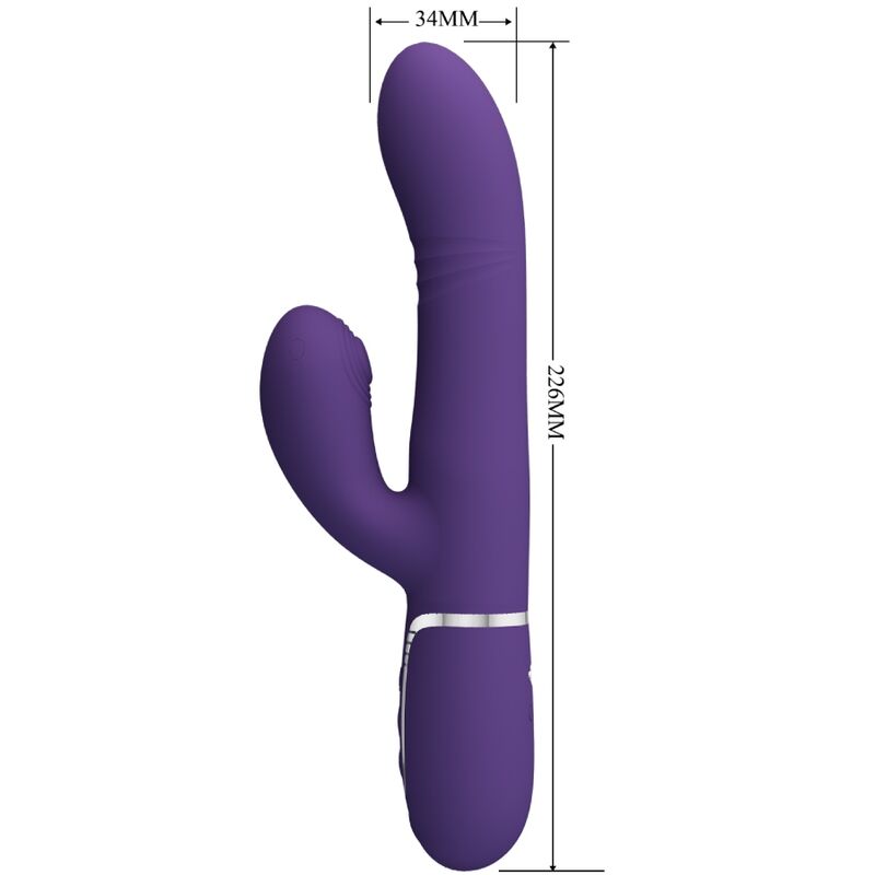 PRETTY LOVE - MULTIFUNKTIONS G-SPOT VIBRATOR LILLA