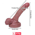 ARMONY - REALISTISK FLYDENDE SILIKONE DILDO 17 CM
