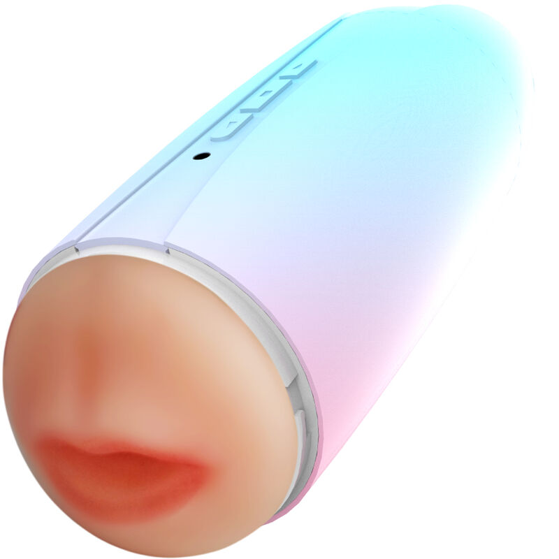 ARMONY - RAINBOW DOBBELT VAGINA & MUNDVIBRATOR MASTURBATOR