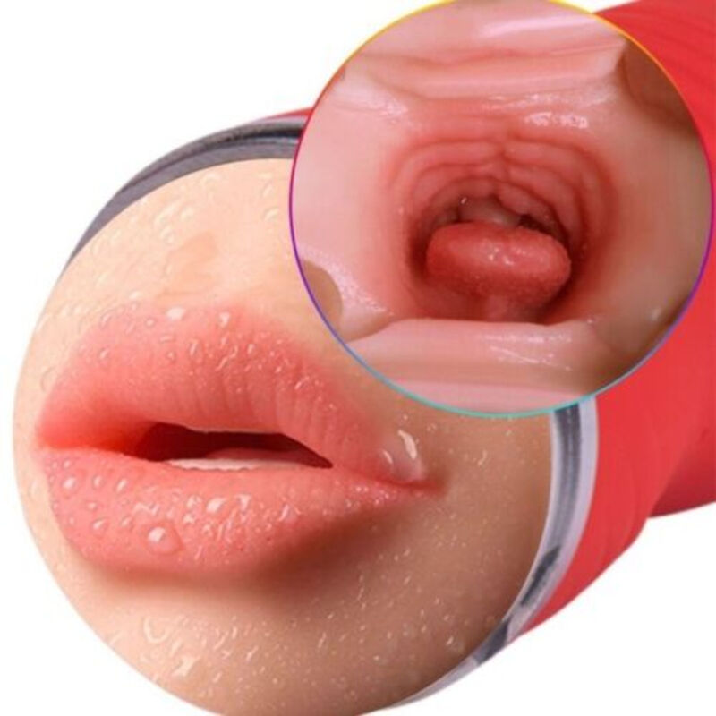 ARMONY - DOBBELT VAGINA & MUND RØD MASTURBATOR