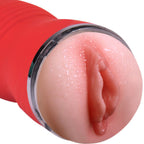 ARMONY - DOBBELT VAGINA & MUND RØD MASTURBATOR