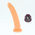 DELTA CLUB - LEGETØJ NATURLIG DILDO MEDICINSK SILIKONE 23 CM -O- 4,5 CM