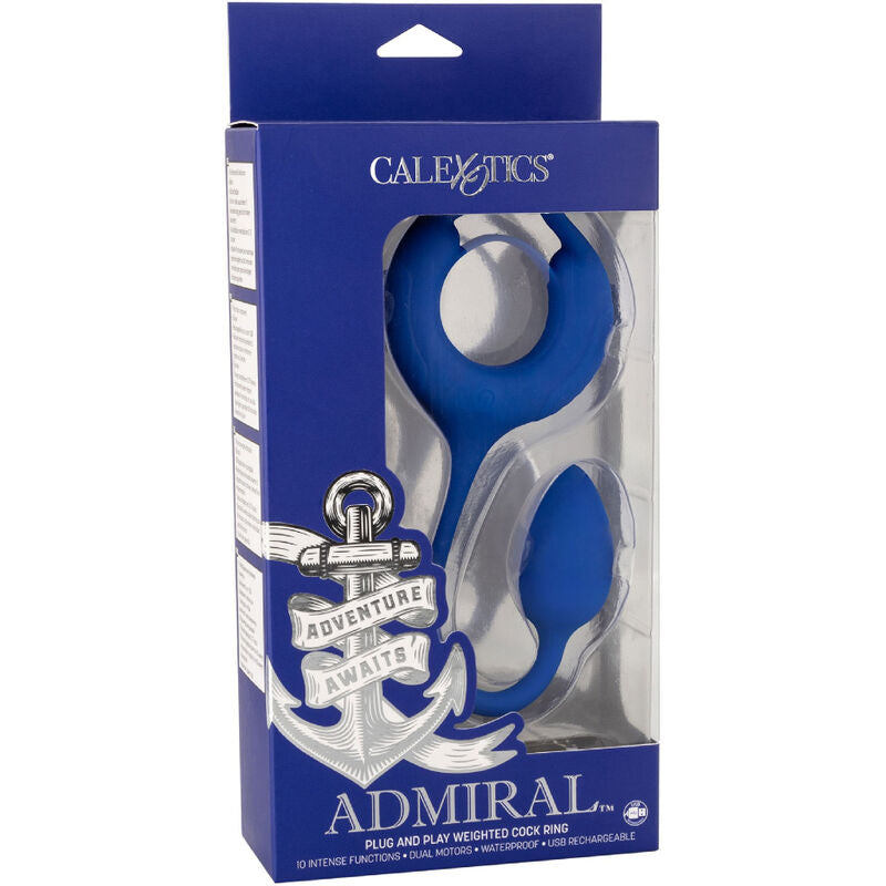 CALEXOTICS - ADMIRAL VÆGTET PINRING BLÅ