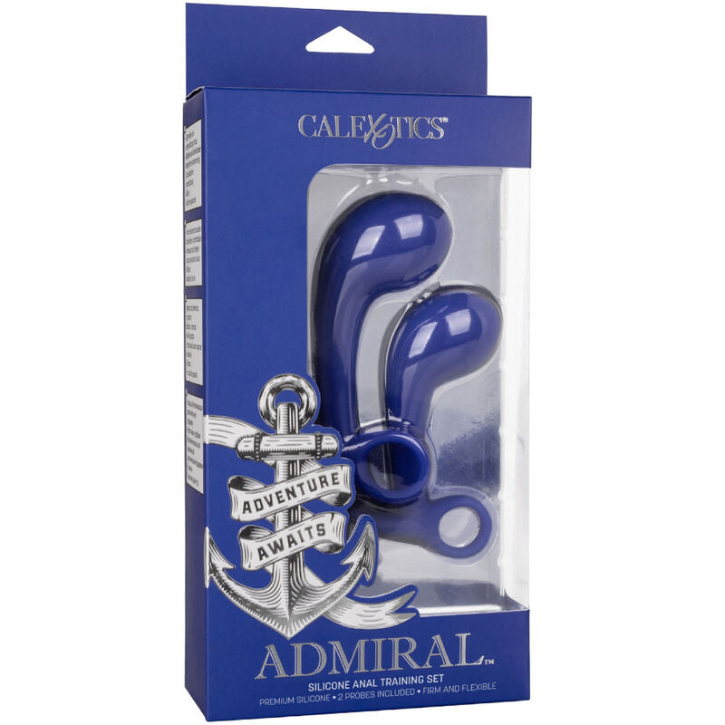 CALEXOTICS - ADMIRAL SÆT 2 ANALPLUGGES BLÅ