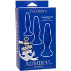 CALEXOTICS - ADMIRAL KIT 3 ANALPLUG BLÅ