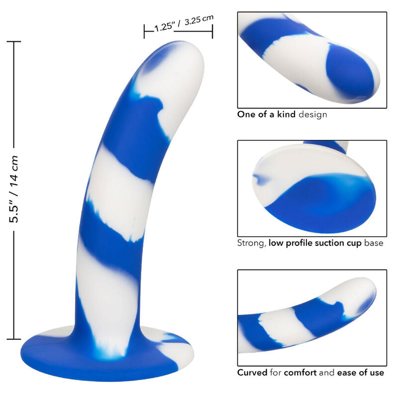 CALEXOTICS - ADMIRAL SWIRL DILDO FLEKSIBEL