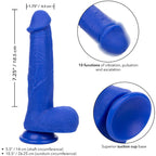 CALEXOTICS - ADMIRAL CAPTAIN REALISTISK DILDO VIBRATOR BLÅ