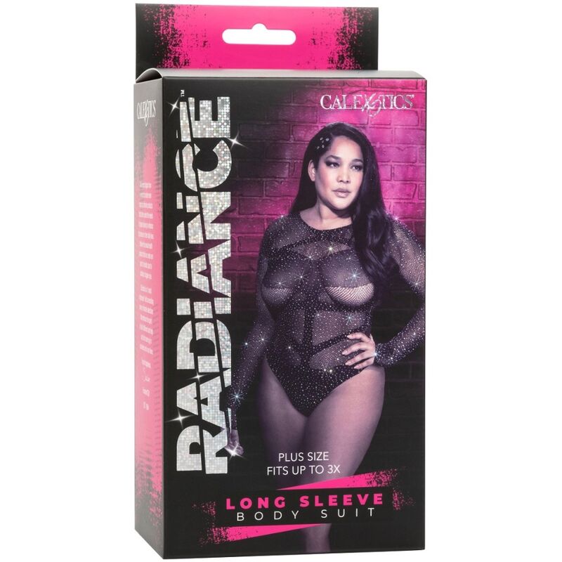 CALEXOTICS - RADIANCE LANGERMET BODYSUIT RHINE PLUS SIZE