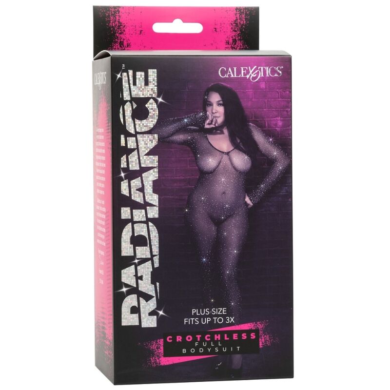 CALEXOTICS - RADIANCE SKRIDTLESS HELE BODYSUIT RHINE PLUS SIZE