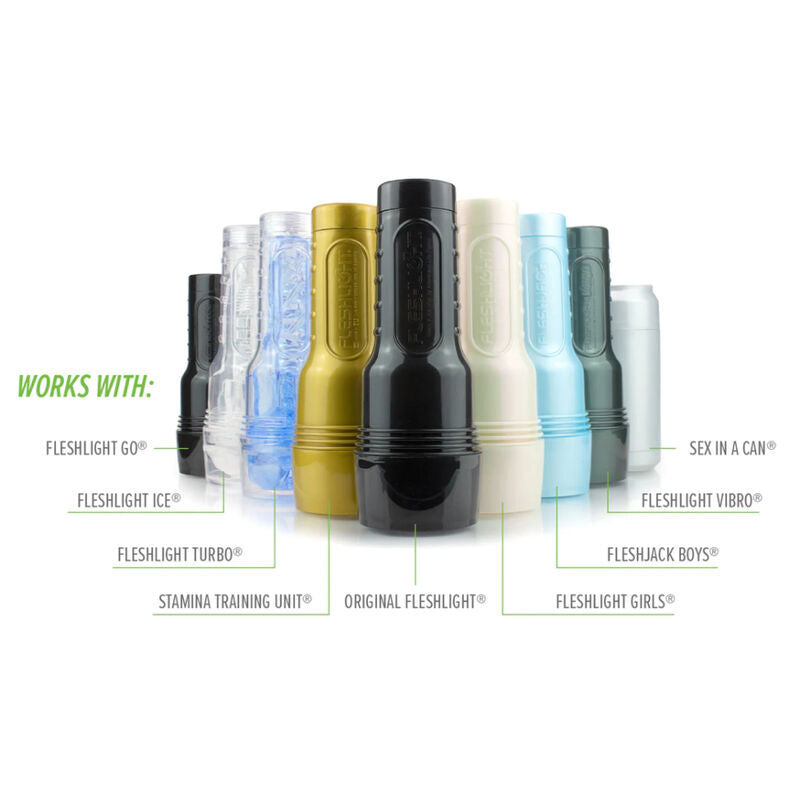 FLESHLIGHT - TURBO THRUST BLUE ICE + UNIVERSAL LAUNCH + AQUA KVALITETS SMØREMIDDEL 50 ML