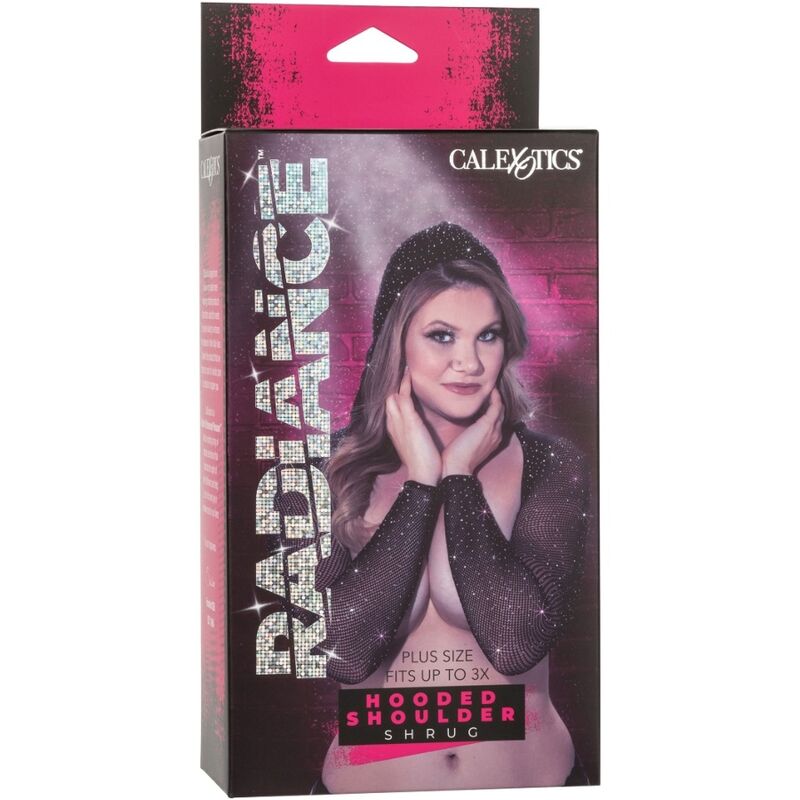 CALEXOTICS - RADIANCE HÆTTET SKULDERTRØJE RHINE PLUS SIZE