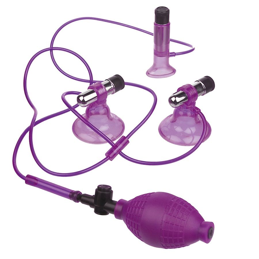 FETISH FANTASY SERIE - TRIPLE SUCTION VIBRATOR