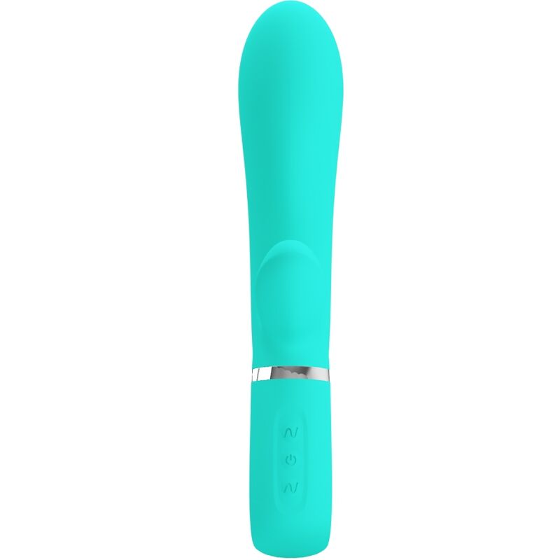 PRETTY LOVE - THOMAS MULTIFUNKTIONS G-PUNKT VIBRATOR AQUA GRØN