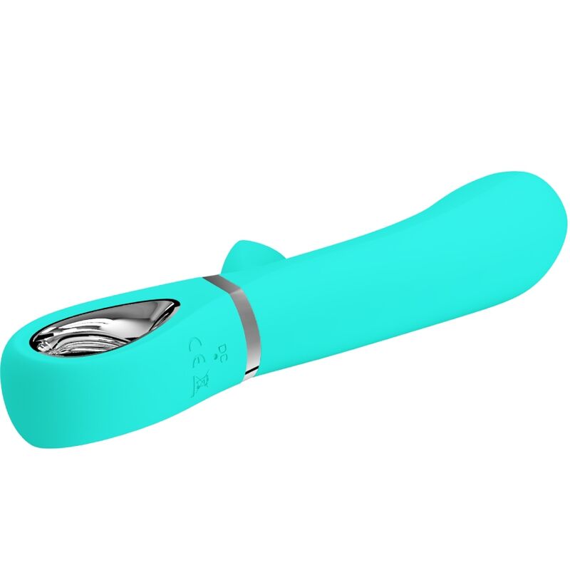 PRETTY LOVE - THOMAS MULTIFUNKTIONS G-PUNKT VIBRATOR AQUA GRØN