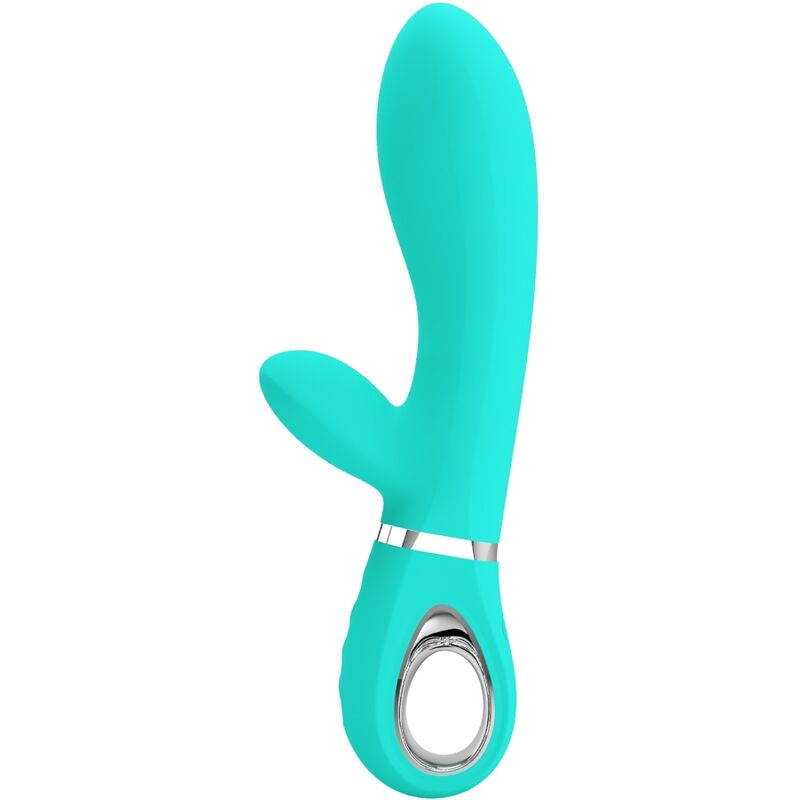 PRETTY LOVE - THOMAS MULTIFUNKTIONS G-PUNKT VIBRATOR AQUA GRØN