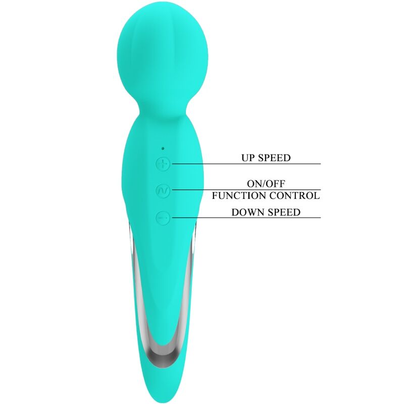 PRETTY LOVE - WALTER VIBRATORSTAV AQUA GRØN