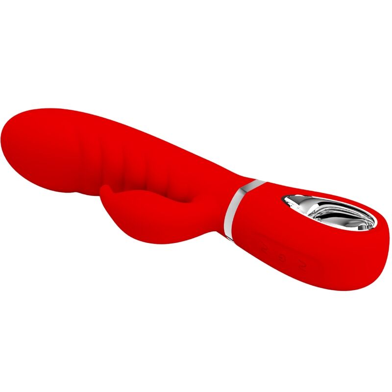 PRETTY LOVE - PRESCOTT MULTIFUNKTIONS G-PUNKT VIBRATOR RØD