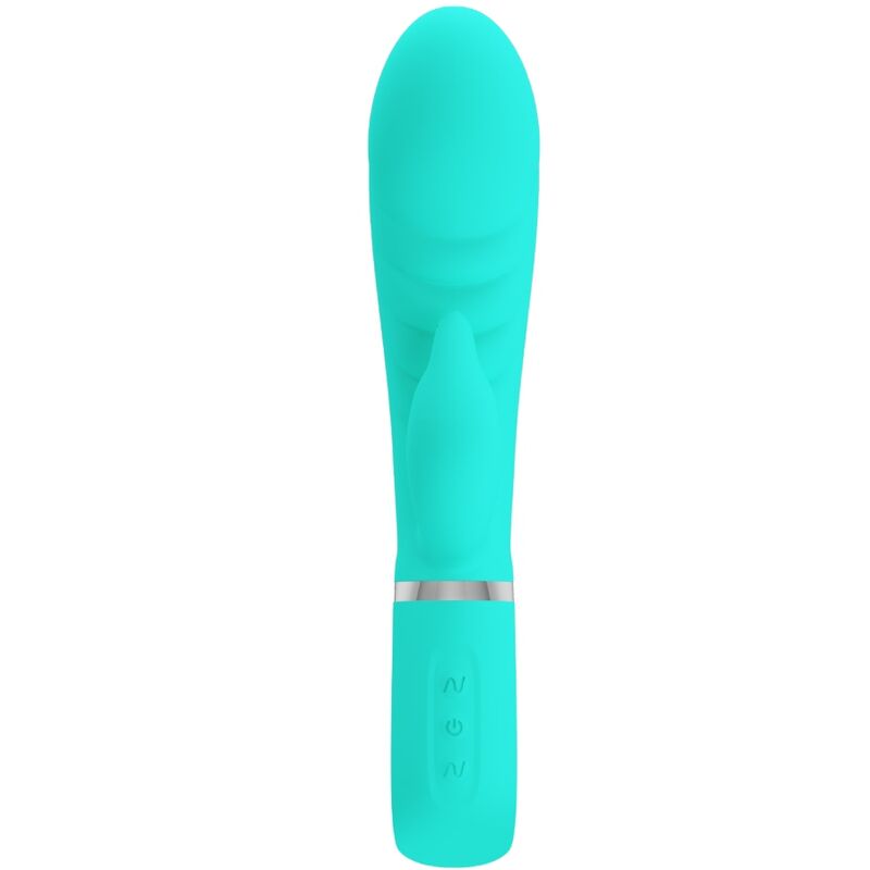 PRETTY LOVE - PRESCOTT MULTIFUNKTIONS G-PUNKT VIBRATOR AQUA GRØN