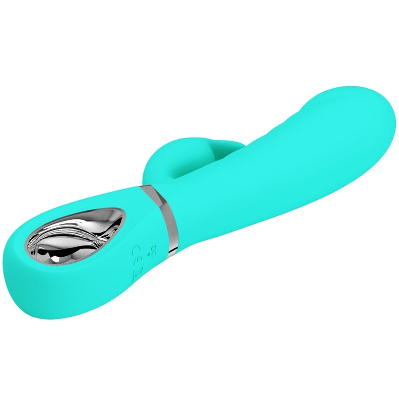 PRETTY LOVE - PRESCOTT MULTIFUNKTIONS G-PUNKT VIBRATOR AQUA GRØN