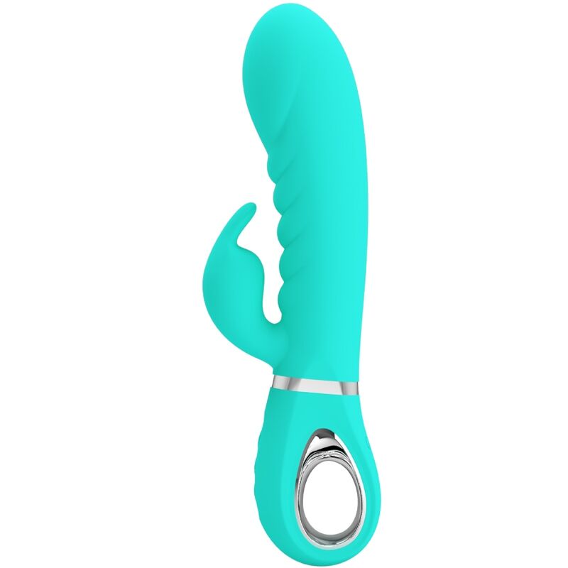 PRETTY LOVE - PRESCOTT MULTIFUNKTIONS G-PUNKT VIBRATOR AQUA GRØN